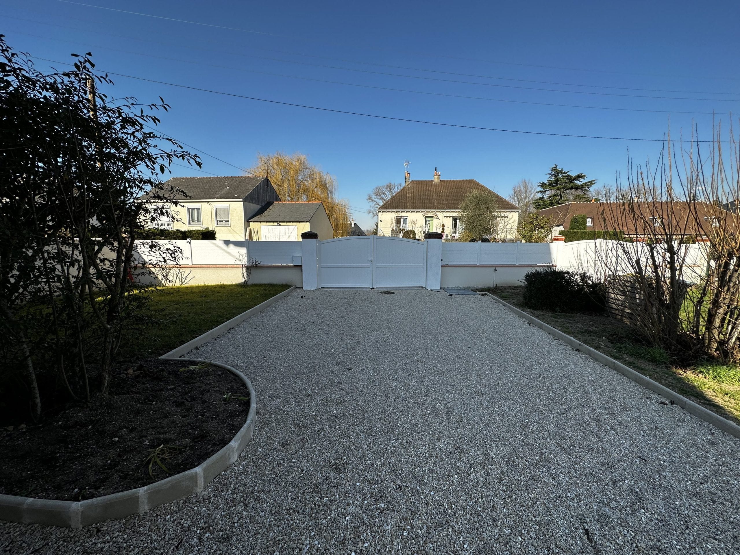 Le parking du Gite Amboise